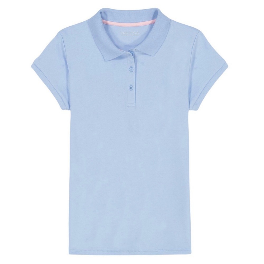 Nautica - Sky Blue School Uniform Polo Size: XL - 16 - REG - NWT